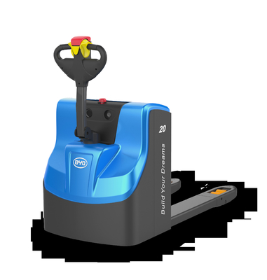 ผลิตในจีน BYD ยี่ห้อ 2.0-3.oT เดิน / ยืนรถ pallet สําหรับโกดัง
