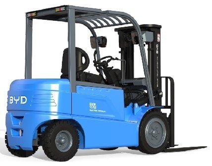 ผลิตในประเทศจีน, BYD ของสี่หมุนสมดุลน้ําหนัก 2.0-2.5 ตันฟอร์คลิฟต์ไฟฟ้าบริสุทธิ์สําหรับ Single Drive