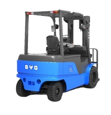 ผลิตในประเทศจีน, BYD ของสี่หมุนสมดุลน้ําหนัก 4.0-4.5-5.0 ตันฟอร์คลิฟต์ไฟฟ้าบริสุทธิ์สําหรับ Dual Drive