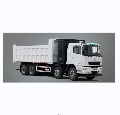 Geely ทางการค้า แบตเตอรี่ CATL พร้อมเปลี่ยนแบตเตอรี่ 350 องศา รถบรรทุกขยะไฟฟ้าแบบ 8X4 M7 สําหรับขนส่งขยะเมือง