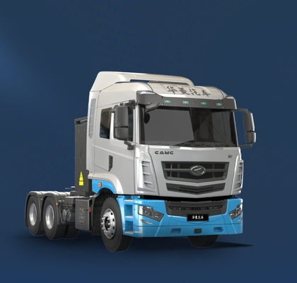จีน Geely รุ่นมาตรฐาน CATL-282Kwh แลกเปลี่ยนพลังงาน H7-6x4 แทร็กเตอร์ไฟฟ้าบริสุทธิ์สําหรับการขนส่งท่าเรือและเหมือง