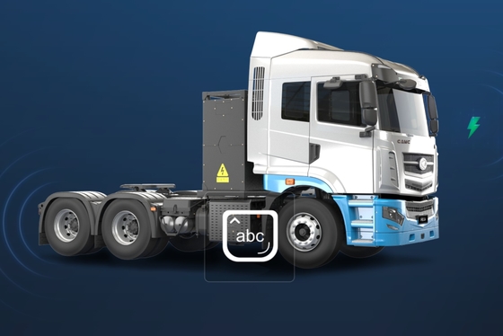 จีนรีโมท รุ่นประกอบ H7, CATL282Kwh แบตเตอรี่แลกเปลี่ยน, 6x4 แทร็กเตอร์ไฟฟ้าบริสุทธิ์สําหรับการขนส่งระยะสั้น