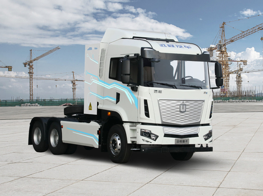 Geely ระยะไกล H7 แทร็กเตอร์ไฟฟ้าบริสุทธิ์ 6X4 ชาร์จและเปลี่ยน รุ่นบูรณาการ 282 kWh