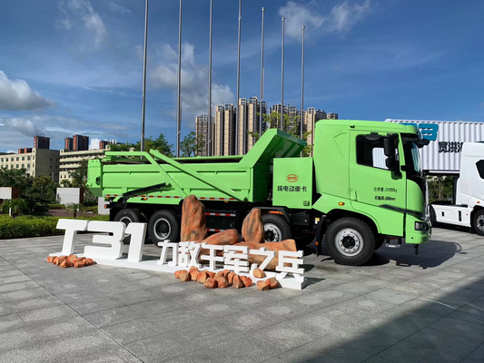 กษัตริย์ของประสิทธิภาพการใช้จ่าย: ใหม่ BYD อิเล็กทริกบริสุทธิ์ 8x4 Slag Truck วิศวกรรมเป้าหมายพิเศษ