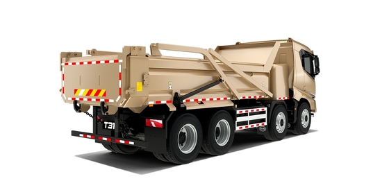 กษัตริย์ของประสิทธิภาพการใช้จ่าย: ใหม่ BYD อิเล็กทริกบริสุทธิ์ 8x4 Slag Truck วิศวกรรมเป้าหมายพิเศษ