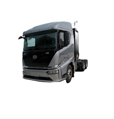 ขายร้อน 282 กิโลวัตต์ / ชั่วโมงของไฟฟ้า, BYD 6x4 เครื่องดึงไฟฟ้าบริสุทธิ์อุปกรณ์อุปกรณ์สําหรับท่าเรือ